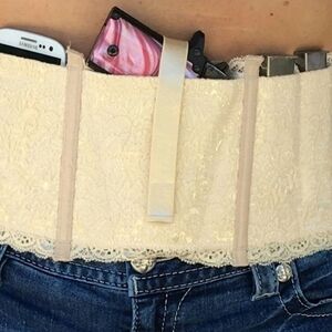Hidden Heat Lace Women's Concealed Carry Waistband Holster Size XL